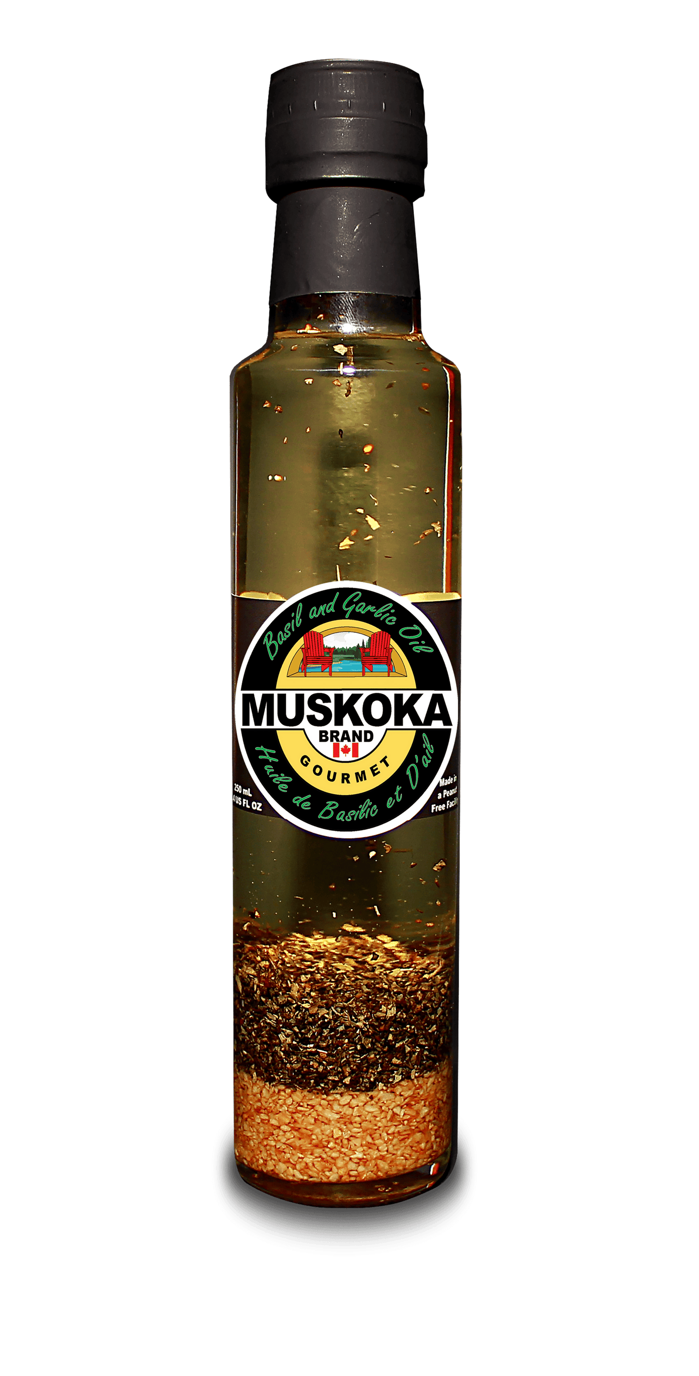 Muskoka Gourmet Basil & Garlic Oil 12/250ml