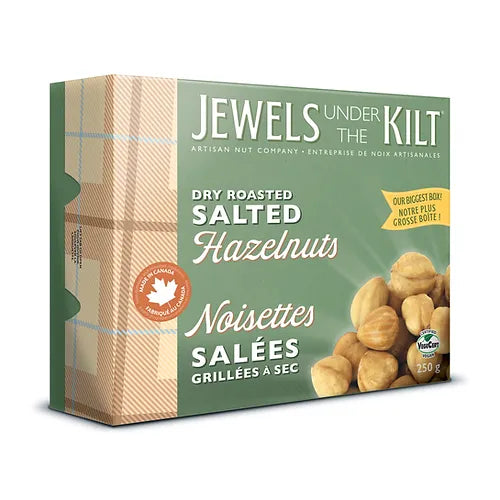 Jewels Under the Kilt Salted Roasted Hazelnuts 5/250g