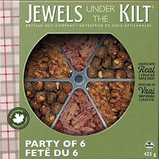 Jewels Under the Kilt, Party of 6, Beige & White Tartan 6/425g