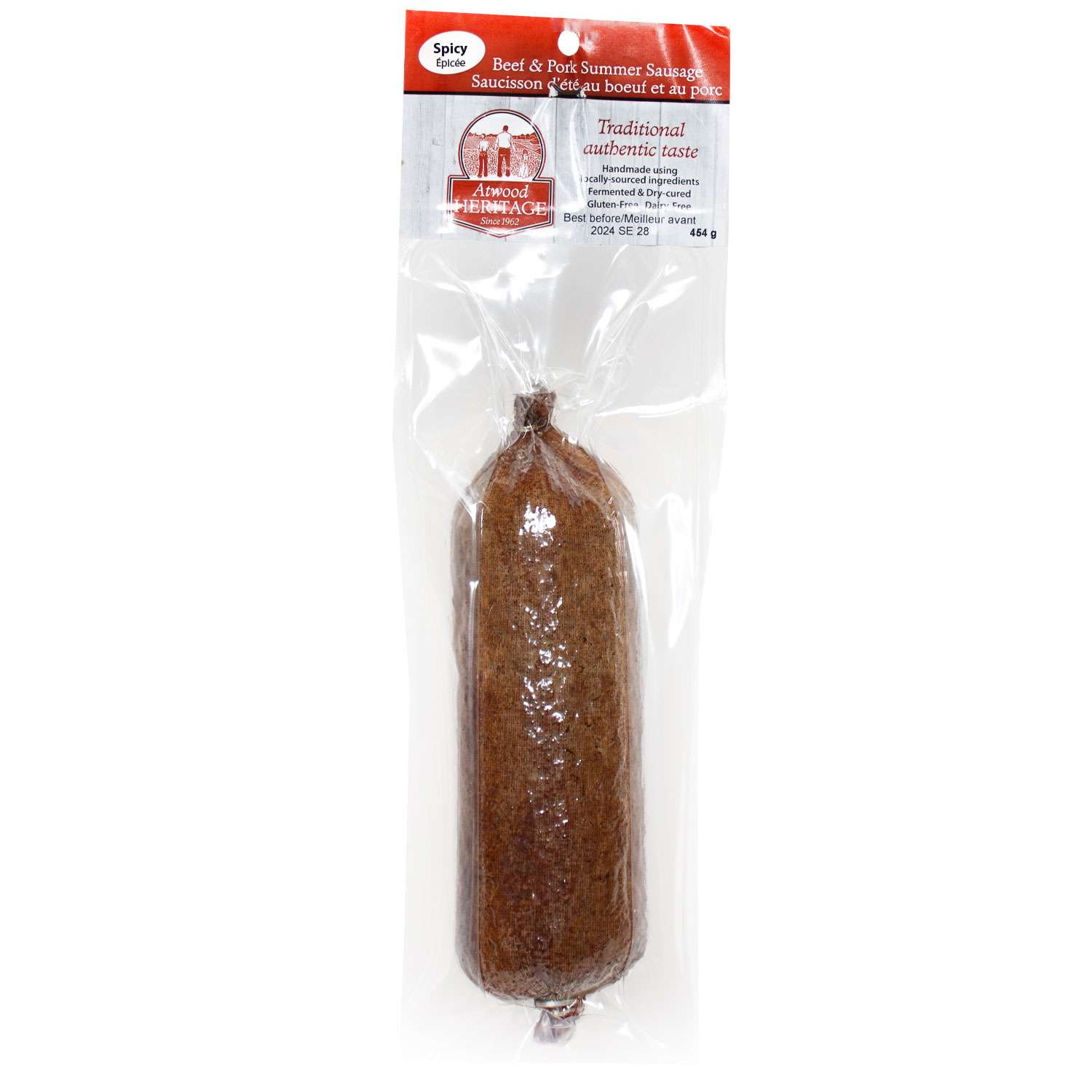 Atwood Heritage Beef & Pork Summer Sausage 5/454g