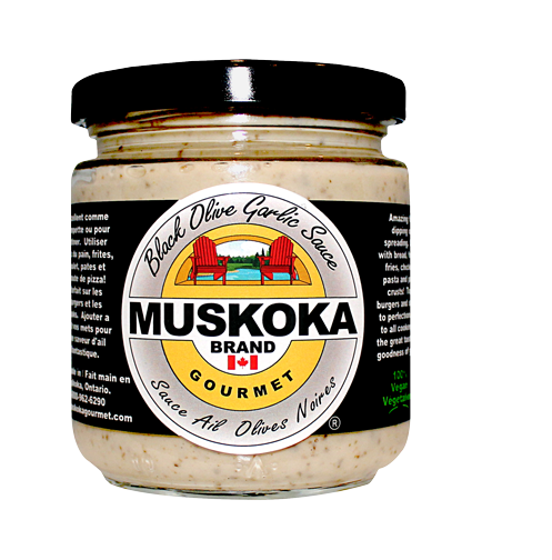 Muskoka Gourmet Black Olive Garlic Sauce 12/250ml