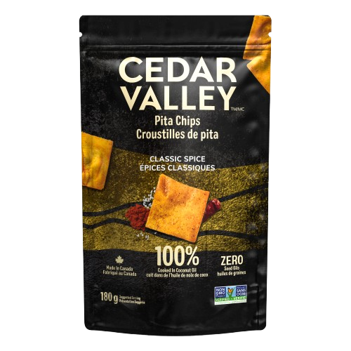 Cedar Valley Pita Chips Classic 12/180g