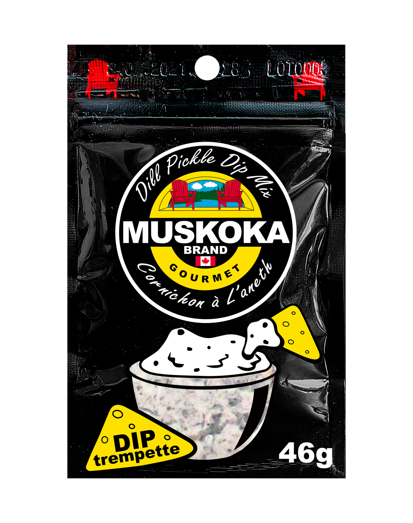 Muskoka Gourmet Dip Mix Dill Pickle 16/46g