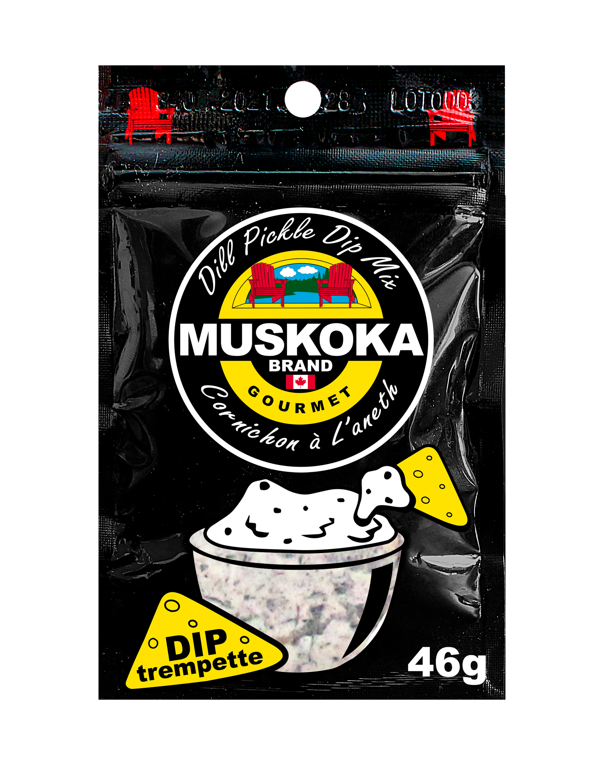 Muskoka Gourmet Dip Mix Dill Pickle 16/46g