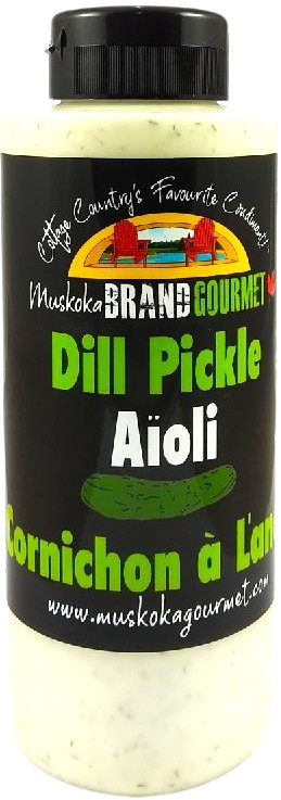 Muskoka Gourmet Dill Pickle Aioli 12/355ml Squeeze Bottle