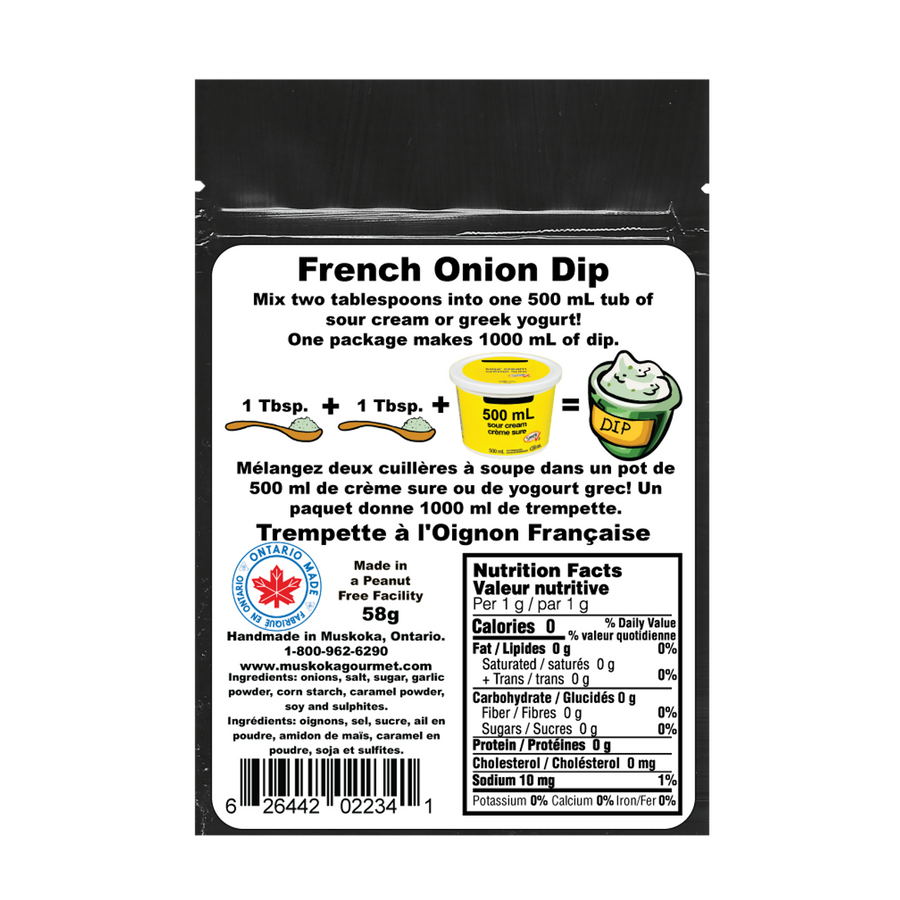 Muskoka Gourmet Dip Mix French Oinion 16/56g