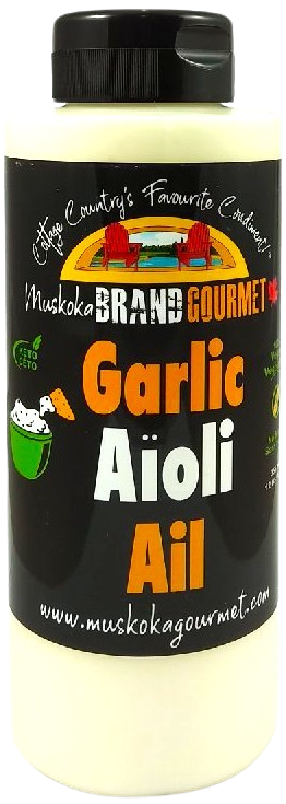 Muskoka Gourmet Garlic Aioli 12/355ml Squeeze Bottle