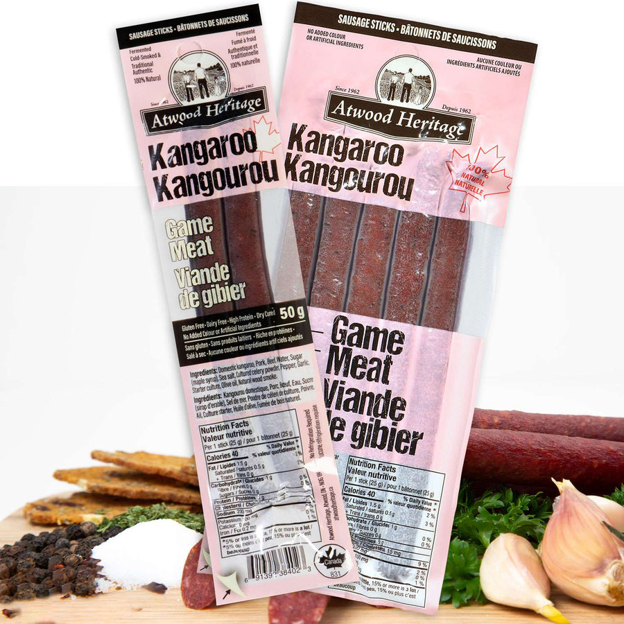Atwood Heritage 2 Stick Snack Meat Kangaroo 30/50g