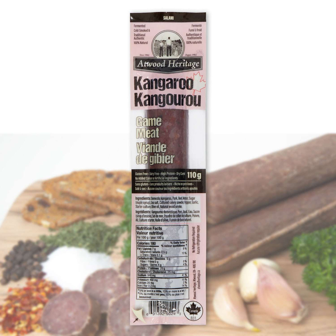 Atwood Heritage Salami Kangaroo 15/110g