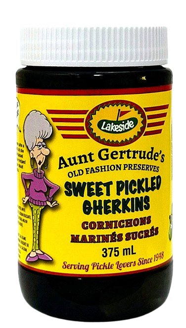 Lakeside Sweet Pickled Gherkins 12/375ml
