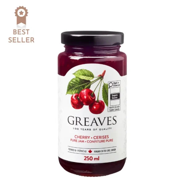 Greaves Cherry Jam 12/250ml