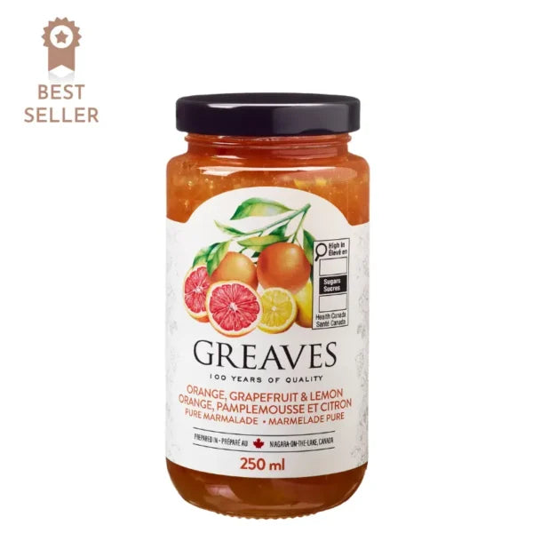Greaves Three Fruit Marmalade 12/500ml