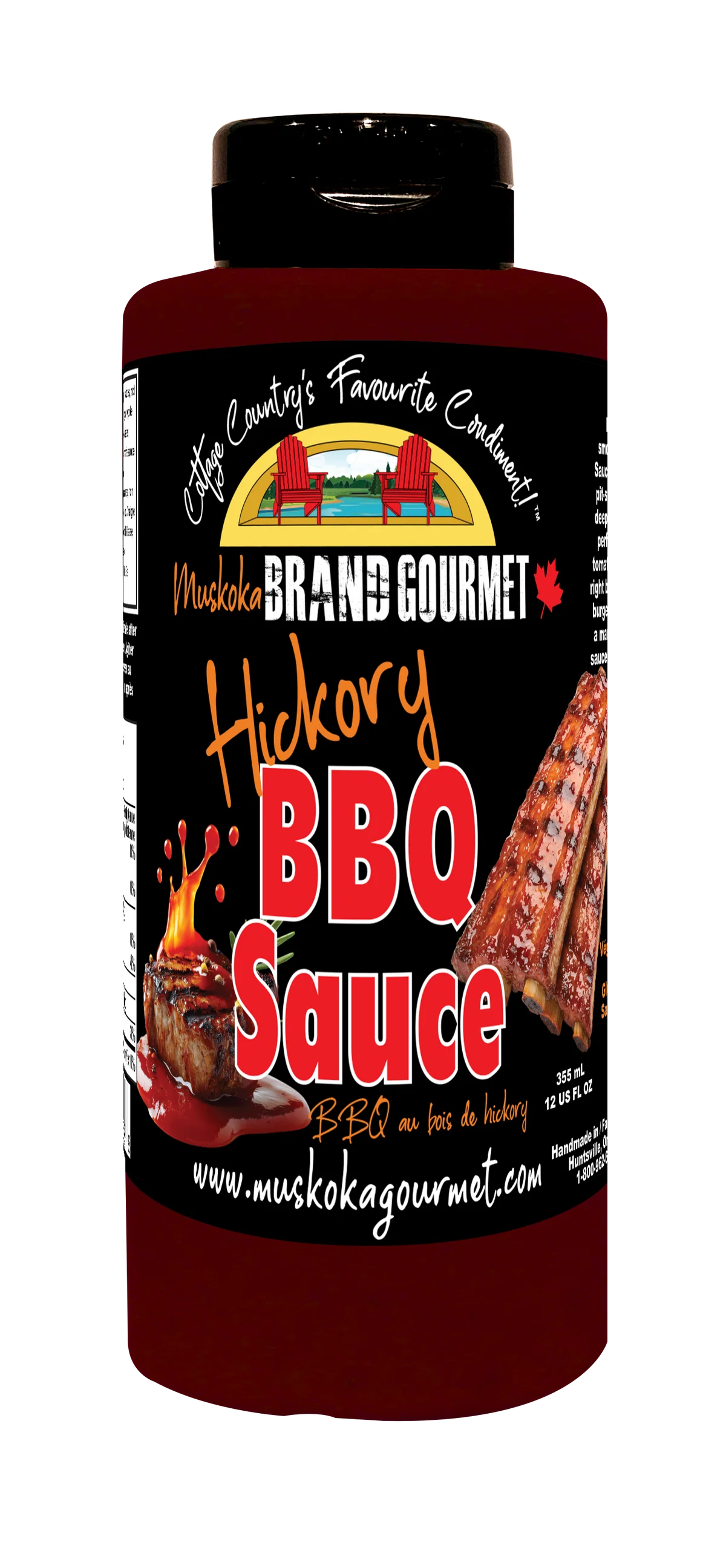 Muskoka Gourmet Hickory BBQ Sauce 12/355ml