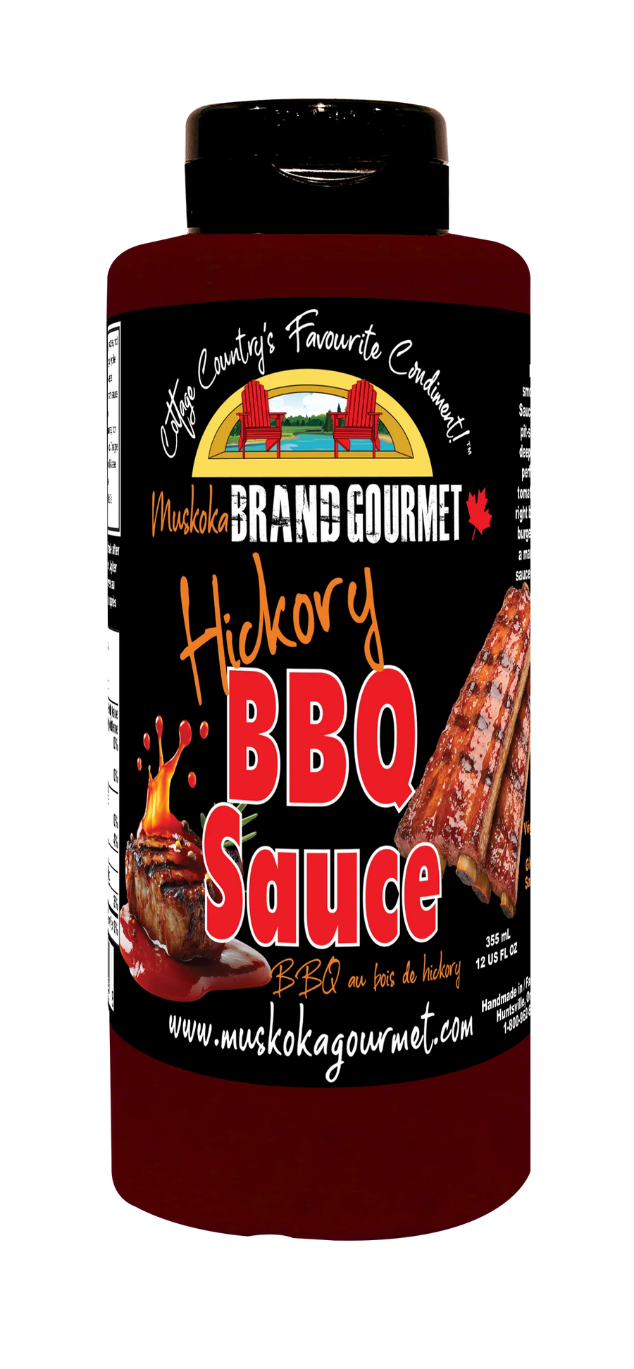 Muskoka Gourmet Hickory BBQ Sauce 12/355ml