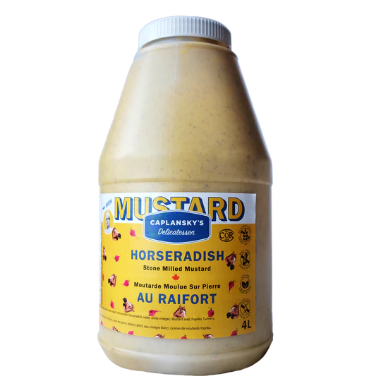 Caplansky's Food Service Horseradish Mustard 2/4 Lt