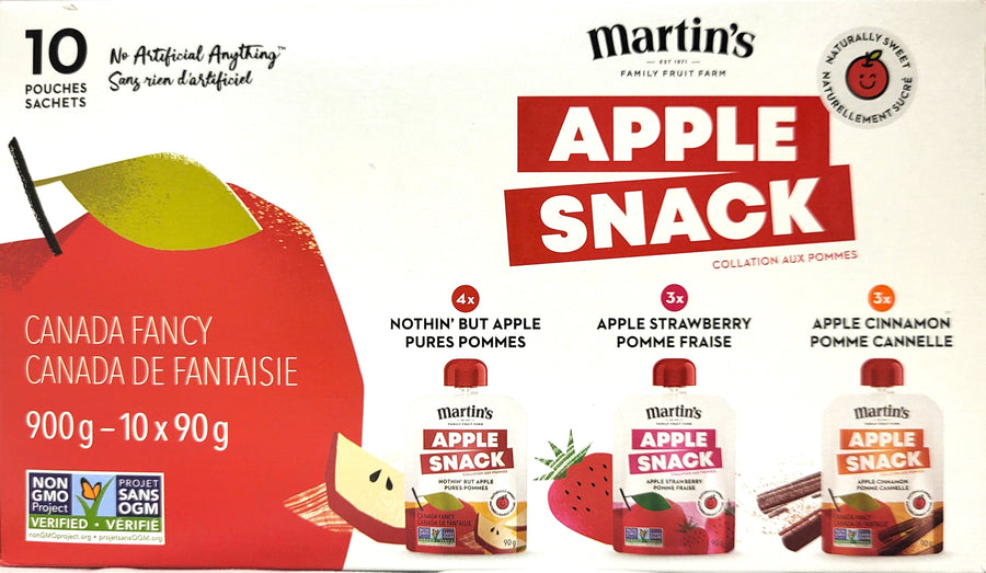 Martin's Apple Snacks Variety Pack 5/10 Packs
