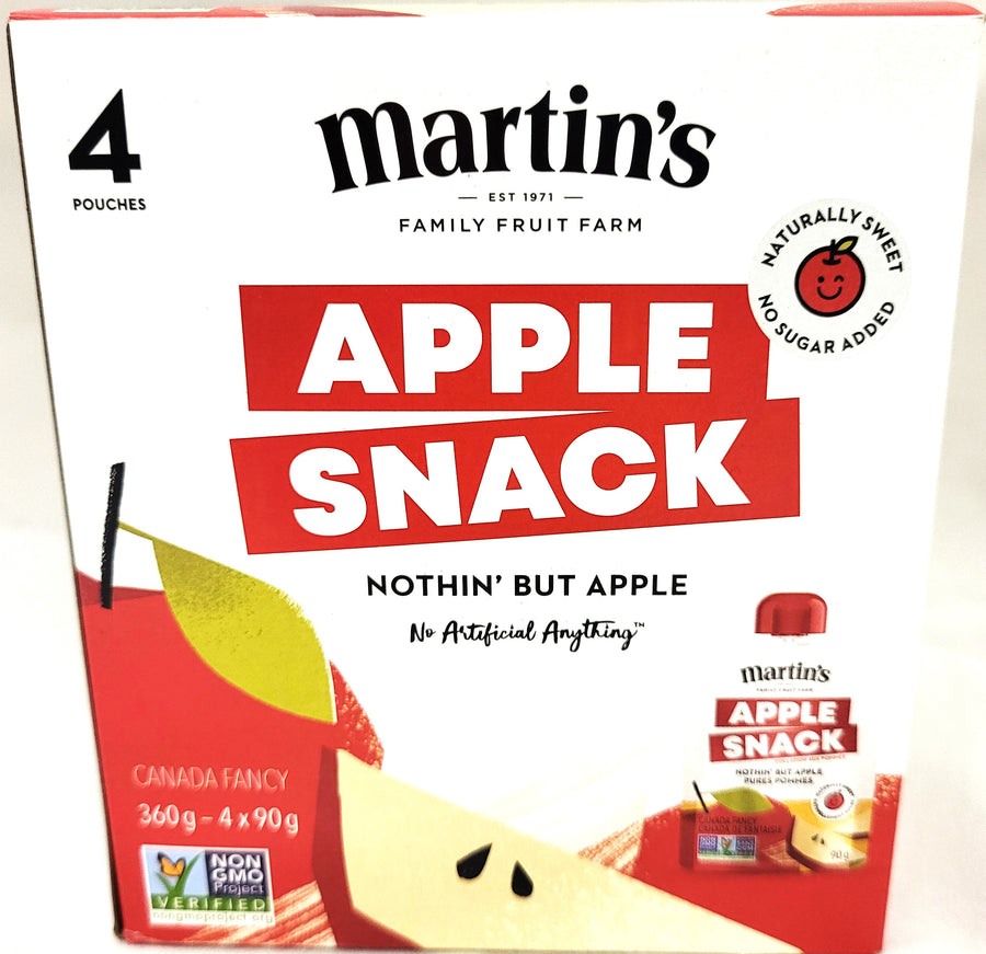 Martin's Apple Snacks Nothin' But Apple 10/4 Packs