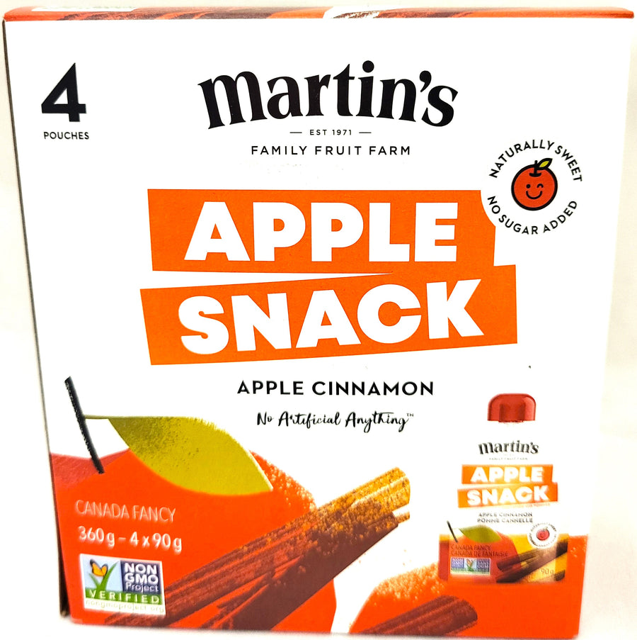 Martin's Apple Snack Apple Cinnamon 10/4 Packs