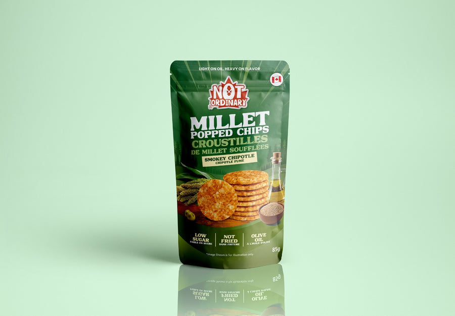 Not Ordinary Chips 16/85g Millets Pop Chips Smokey Chipotle