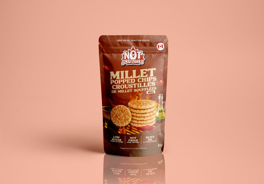 Not Ordinary Chips 16/85g Millet Popped Chips BBQ