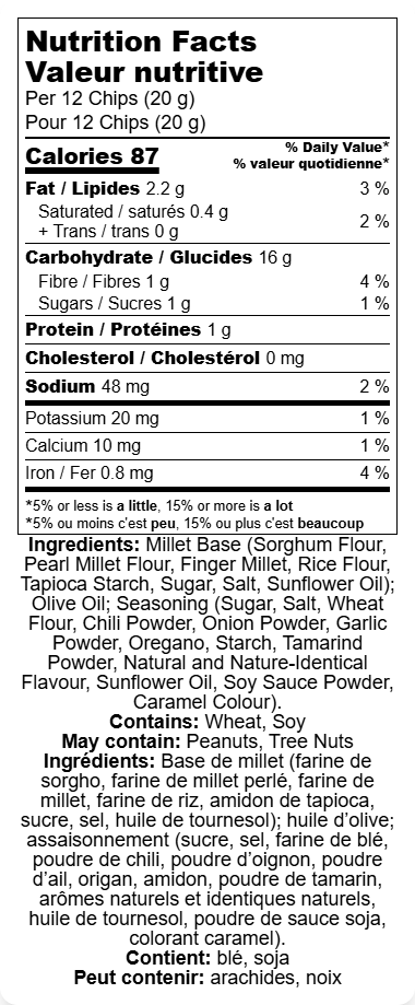 Not Ordinary Chips 16/85g Millets Pop Chips Smokey Chipotle