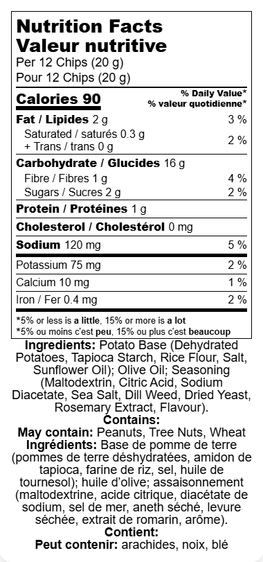 Not Ordinary Chips 16/85g Potato Popped Chips Dill Pickle