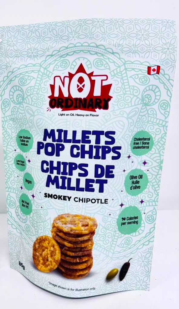 Not Ordinary Chips 16/85g Millets Pop Chips Chipotle