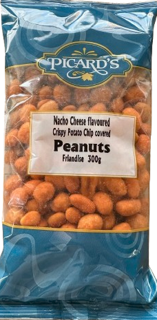 Picard's Chip Nuts  Nacho Cheese 12/300g