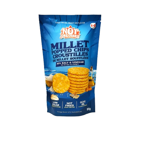 Not Ordinary Chips 16/85g Millet Popped Chips Sea Salt & Vinegar