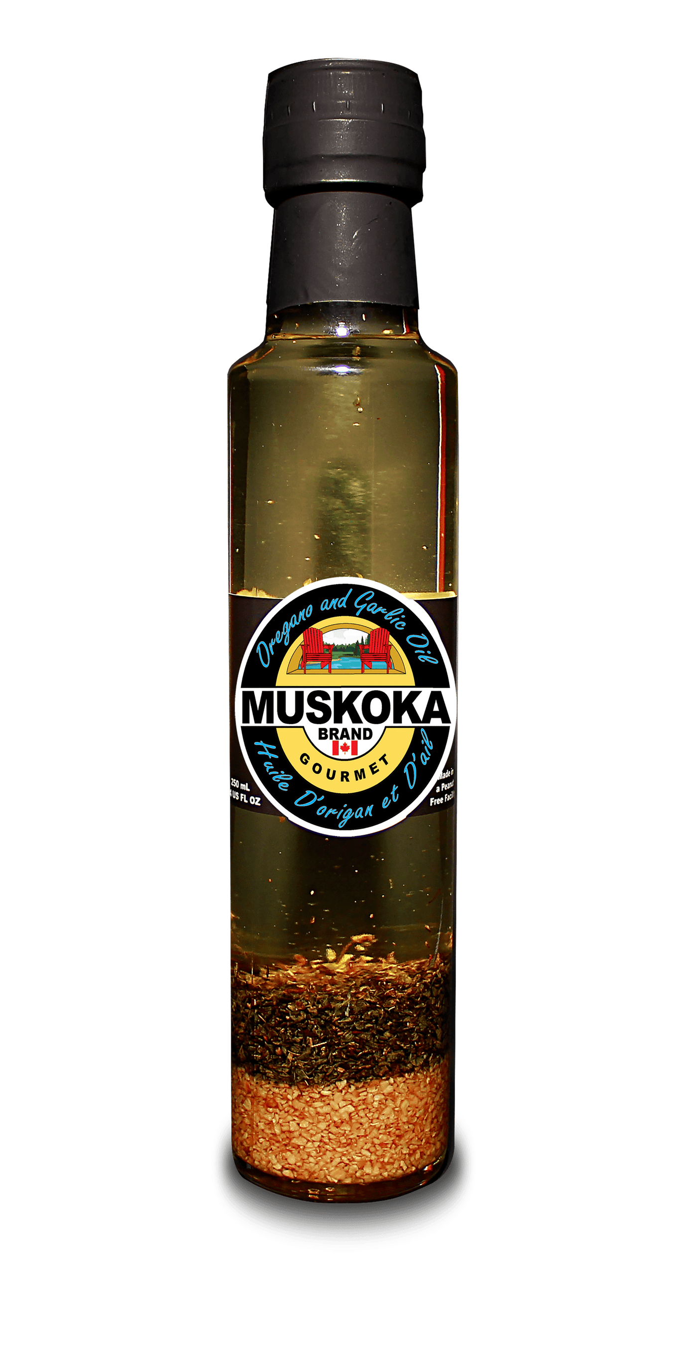 Muskoka Gourmet Oregano and Garlic Oil 12/250ml
