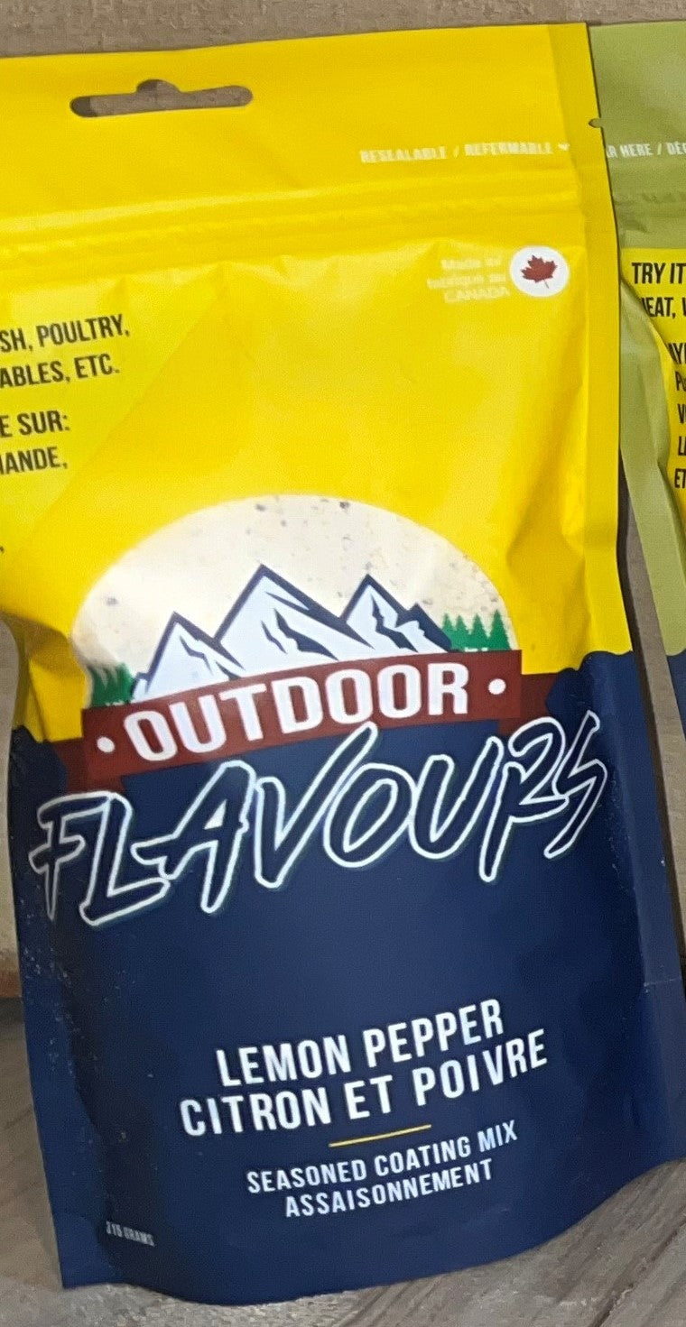 Outdoor Flavours Coating Mix Lemon Pepper 12/315g