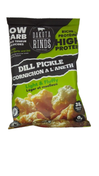 Dakota Pork Rinds Dill Pickle 12/50g