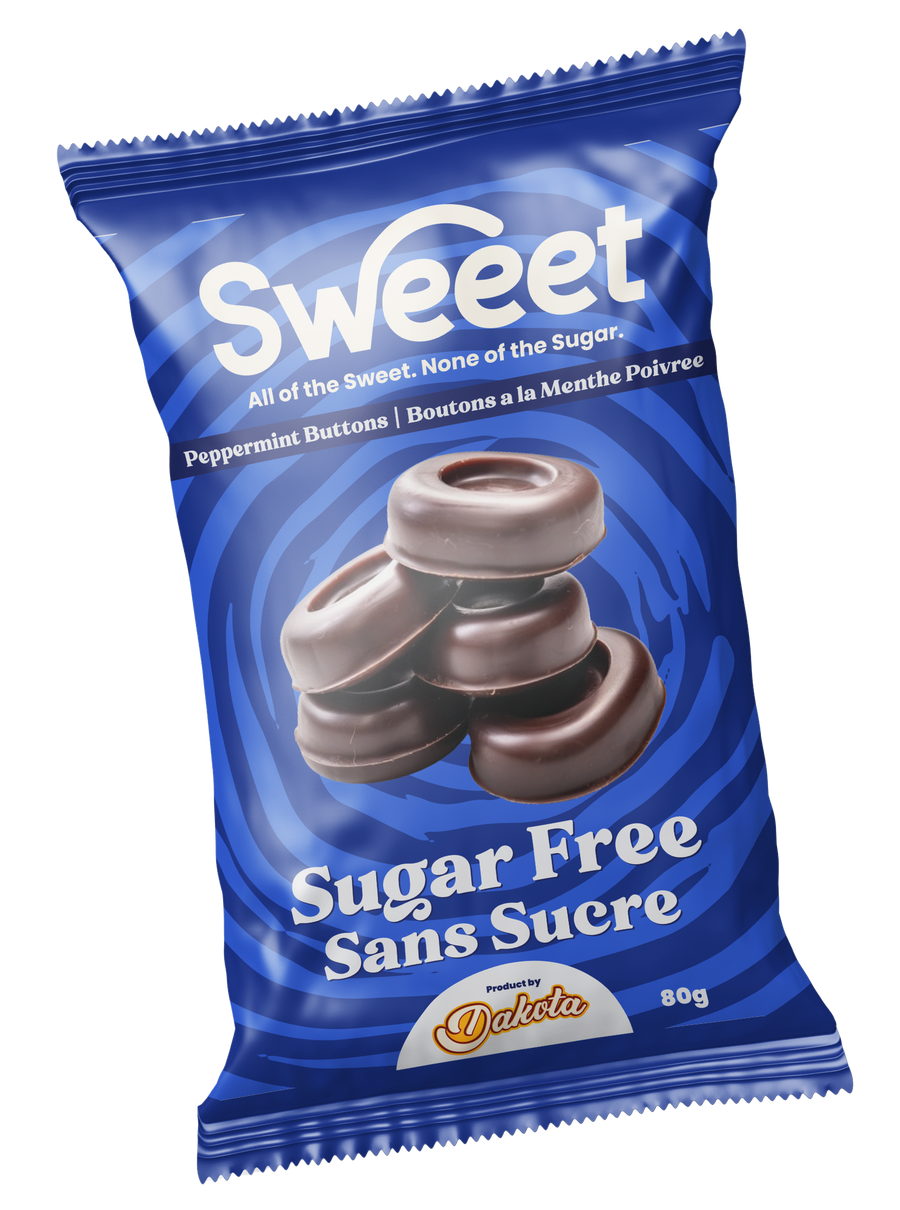 SWEEET Sugar Free Peppermint Buttons 10/80g