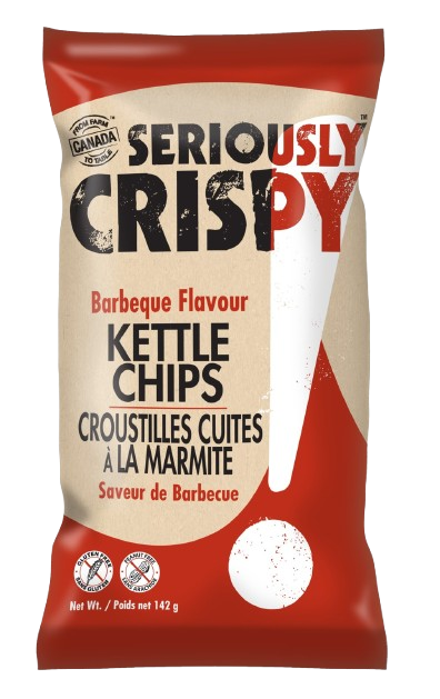 Seriously Crispy BBQ Chips 12/142g