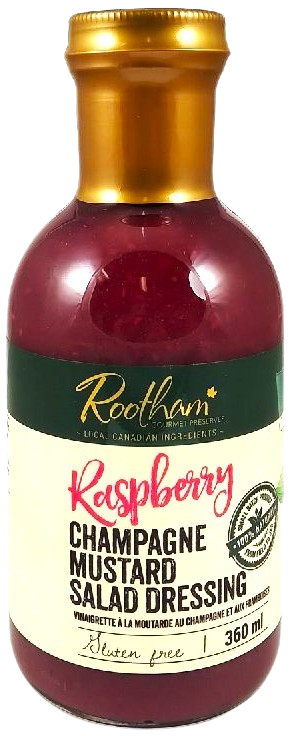 Rootham Raspberry Champagne Mustard Salad Dressing 12/360 ml