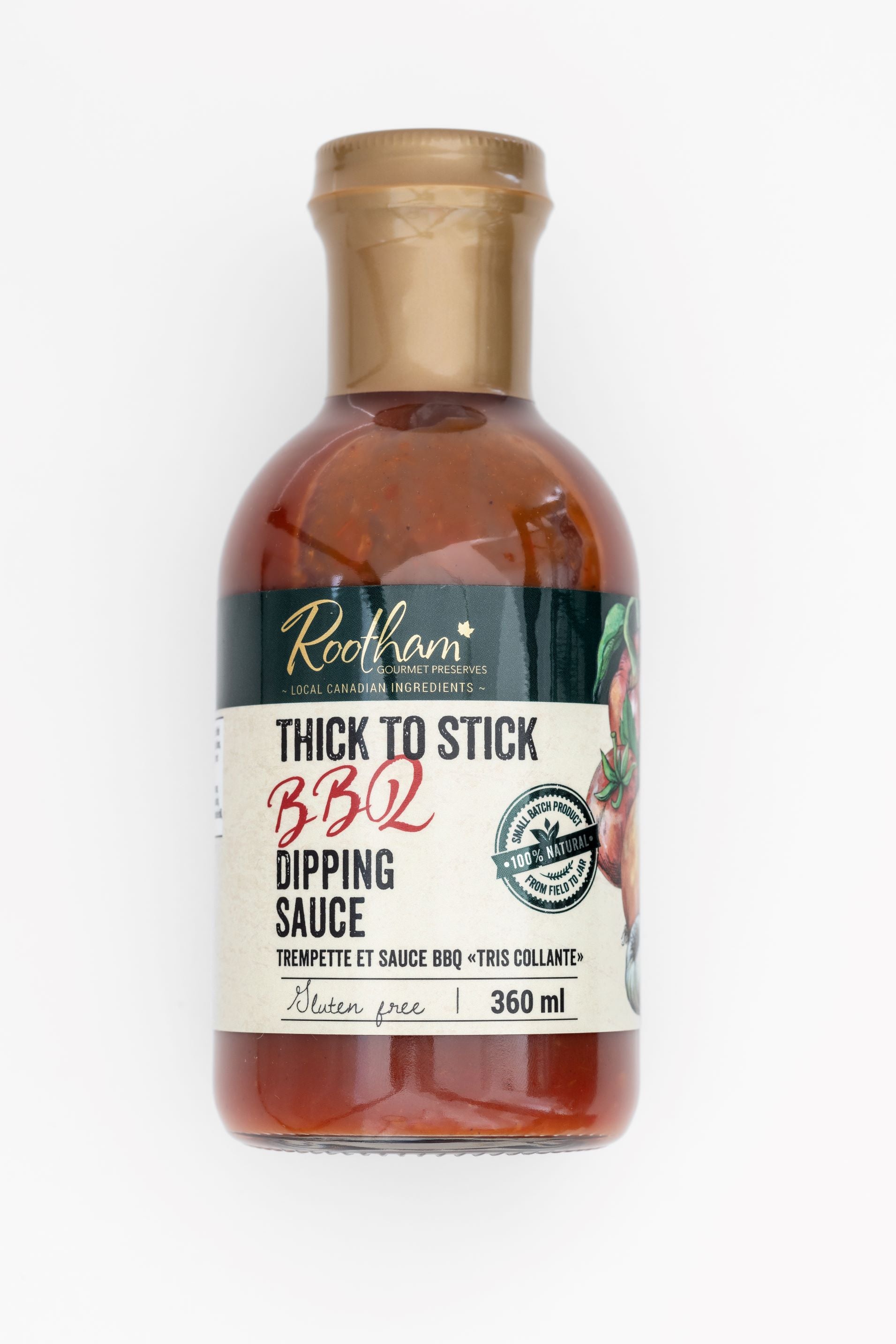 Rootham Thick to Stick BBQ Sauce 12/360ml
