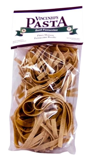Vincenzo Pasta Basil Fettucine 10/250g