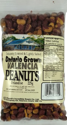 Picard's Ontario Grown Valencia Peanuts 12/225g