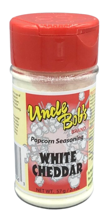 Uncle Bob's Popcorn Seasoning White Cheddar 10/78g