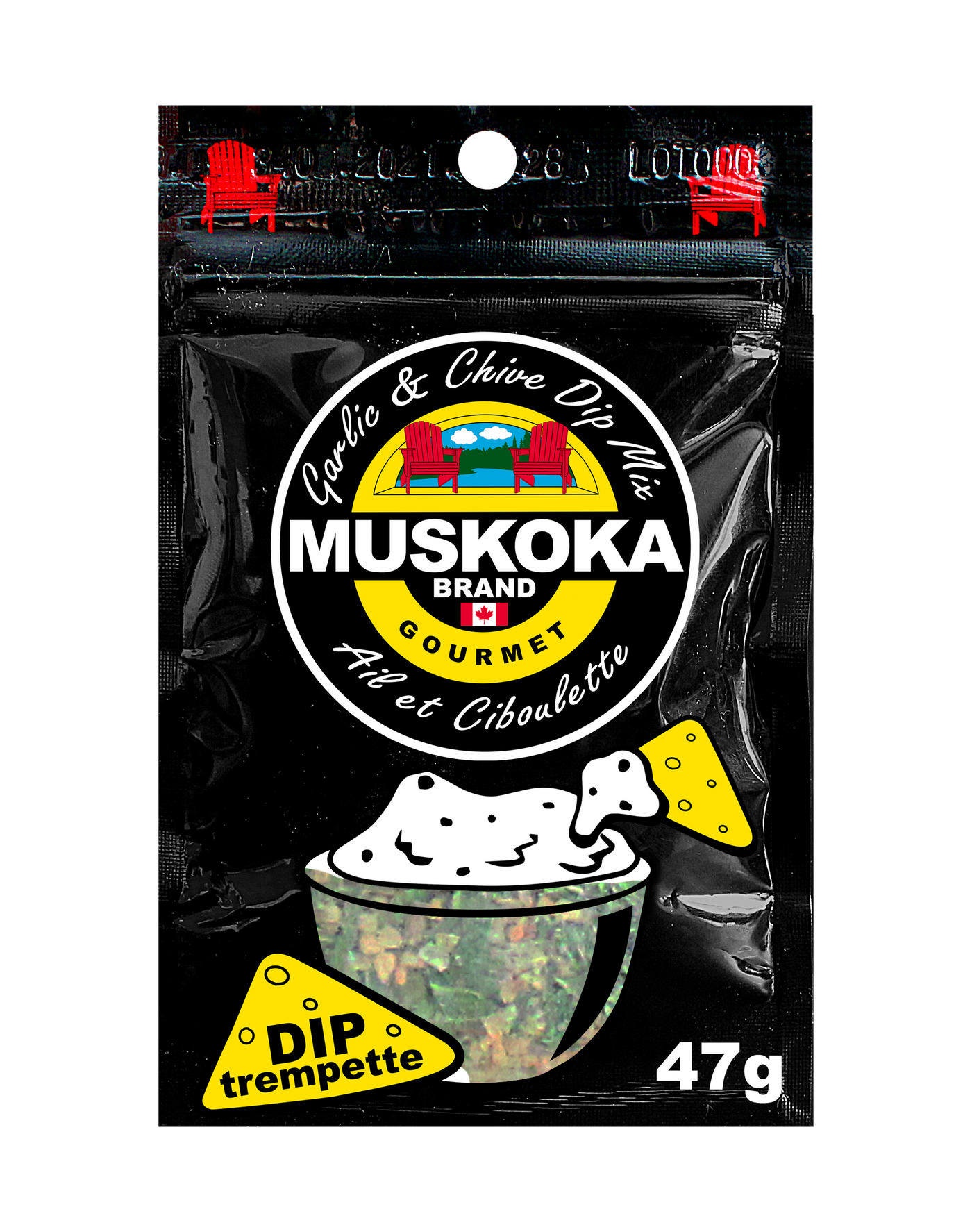 Muskoka Gourmet Dip Mix Garlic and Chive 16/47g