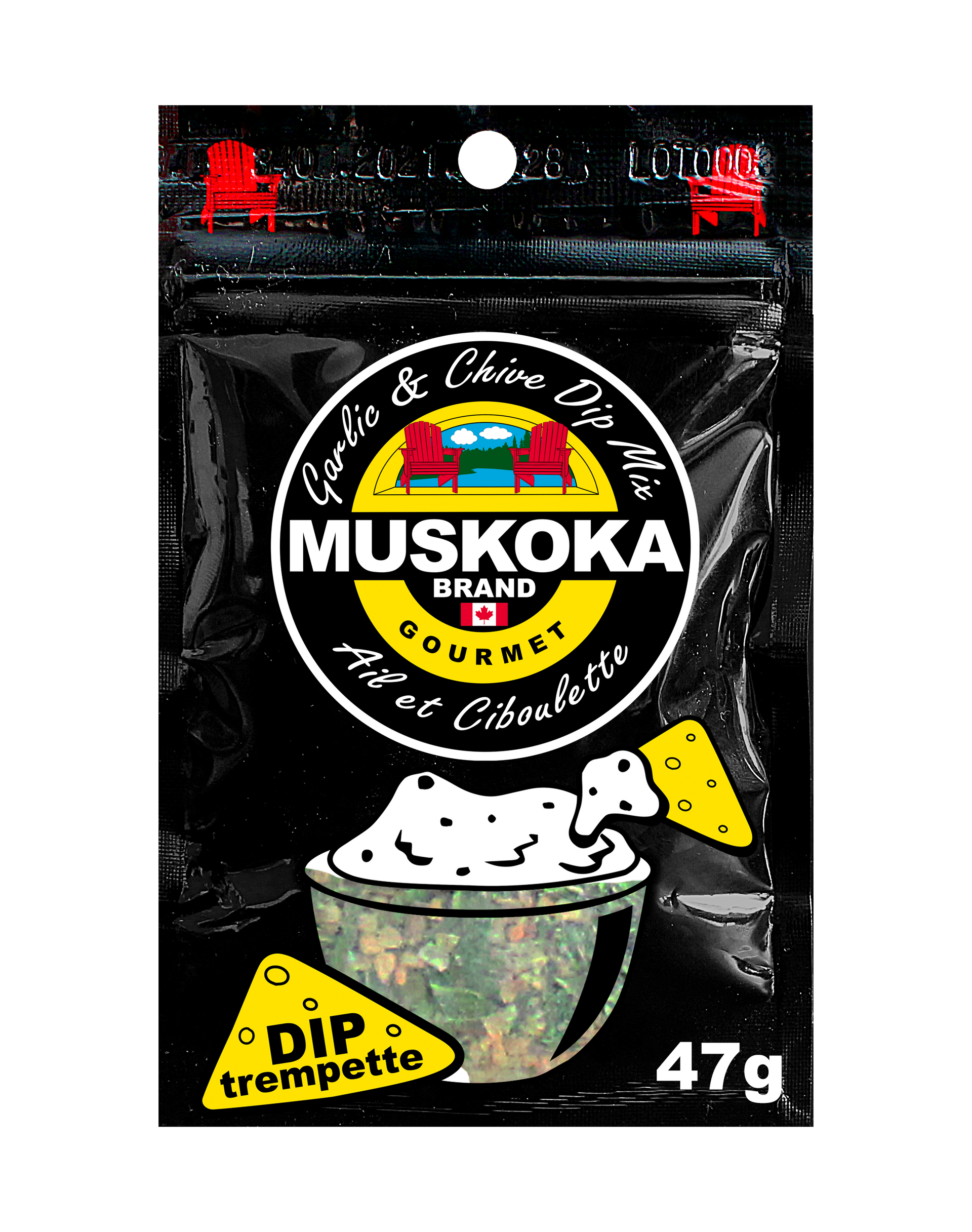 Muskoka Gourmet Dip Mix Garlic and Chive 16/47g