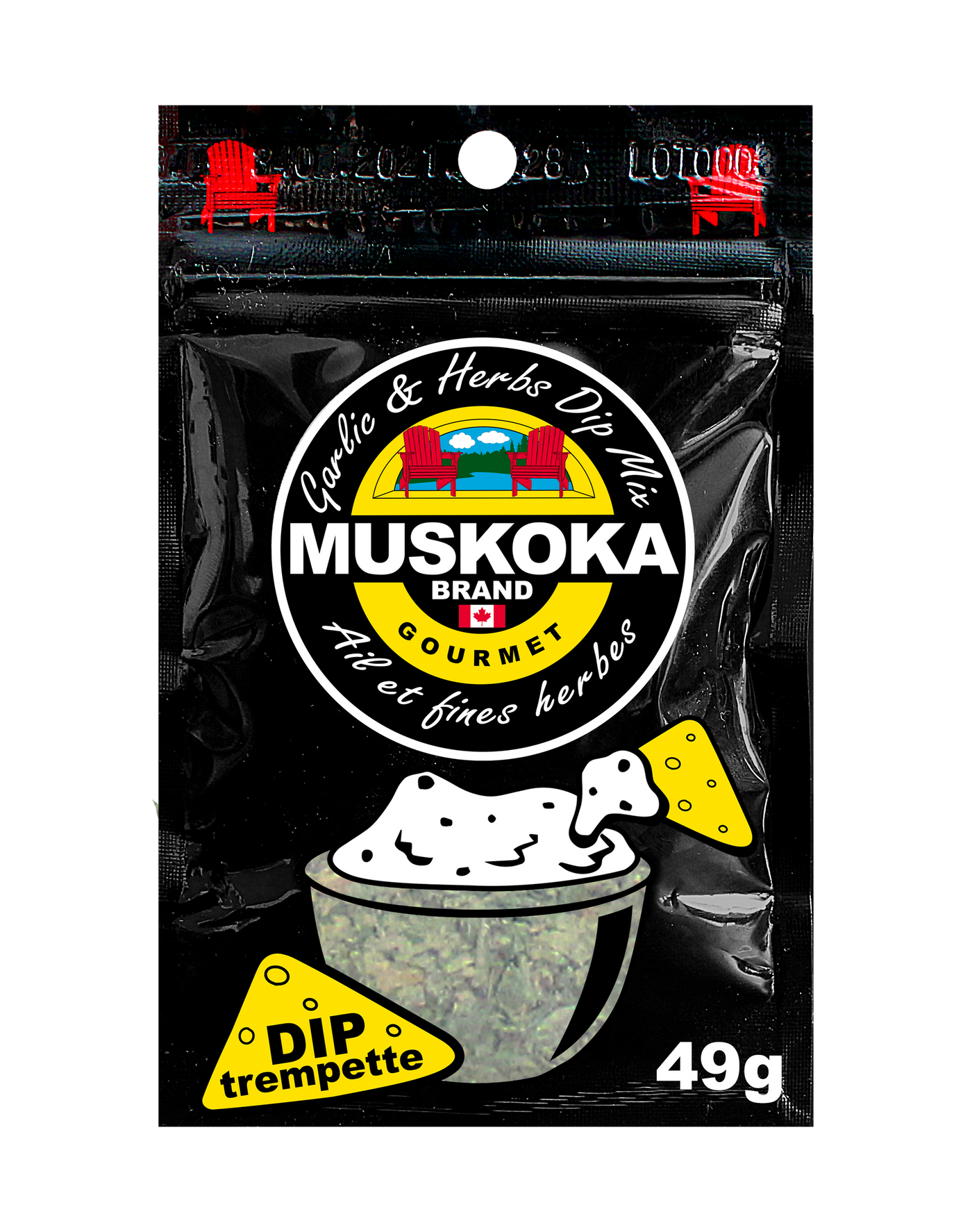Muskoka Gourmet Dip Mix Garlic and Herbs 16/49g