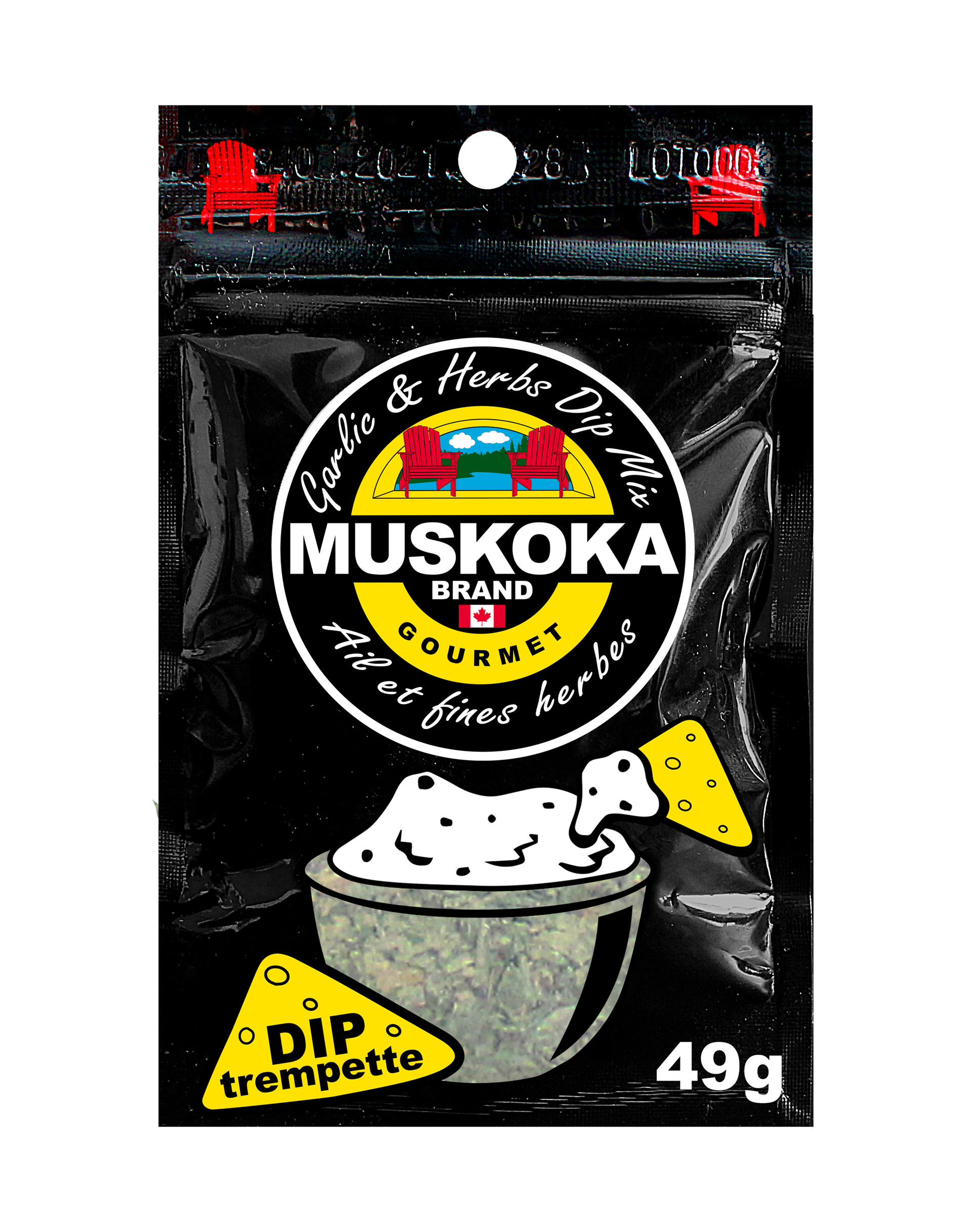 Muskoka Gourmet Dip Mix Garlic and Herbs 16/49g
