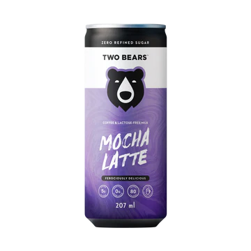 Two Bears Dairy Mocha Latte 6/207ml