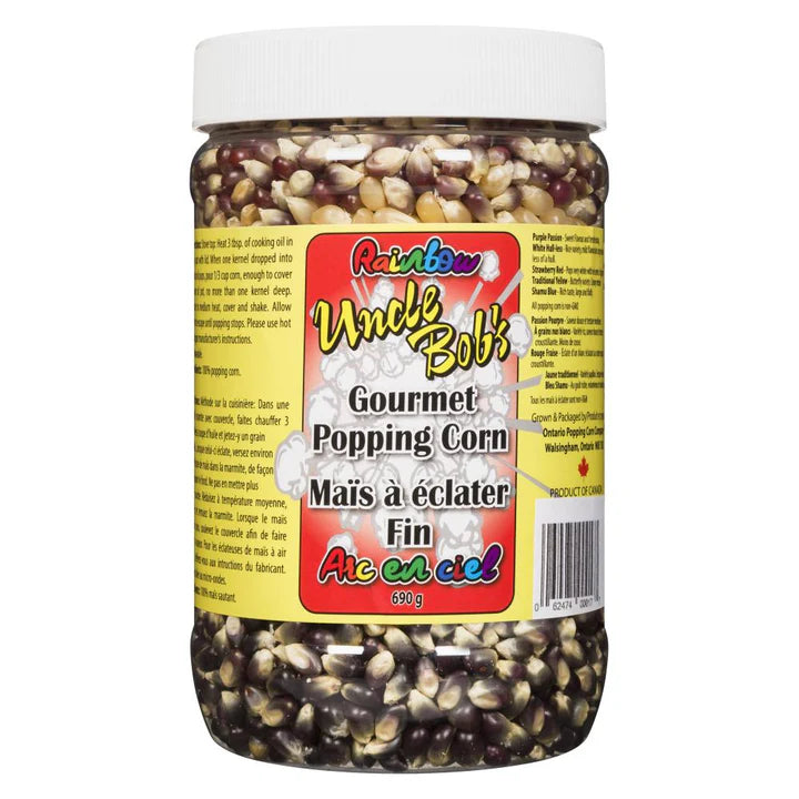 Uncle Bob's Rainbow Popping Kernels 12/680g