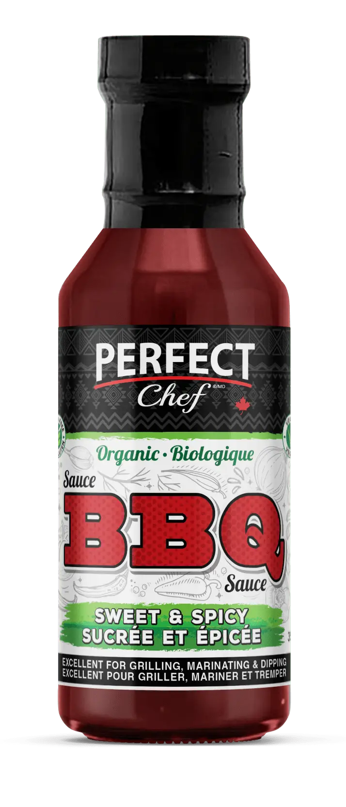 Perfect Chef Sweet and Spicy BBQ Sauce 6/350ml