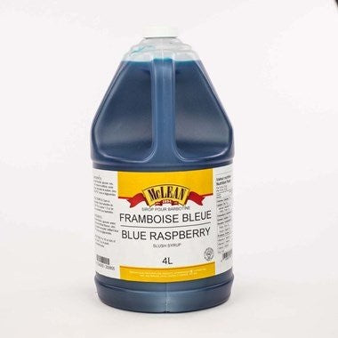 McLean Blue Raspberry Slush Syrup 2/4LT