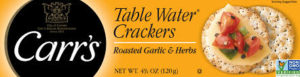 Carr's Crackers Garlic 12/125g