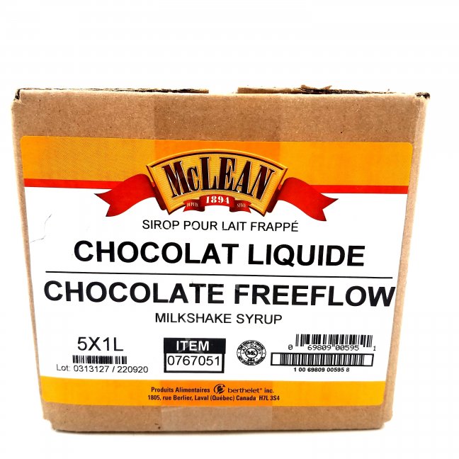 McLean Chocolate Milk Shake Syrup 5/1LT