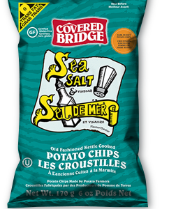 Covered Bridge Salt and Vinegar Chips Small 24/60g